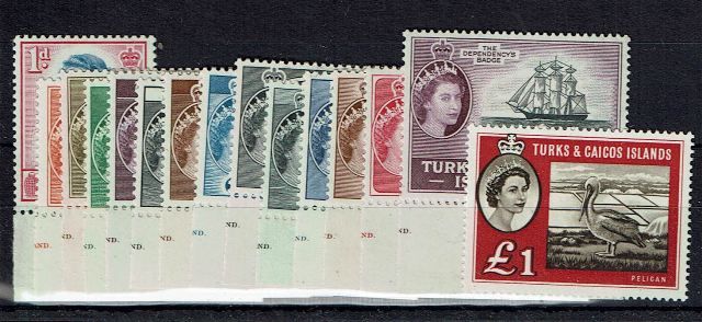 Image of Turks & Caicos Islands SG 237/50,253 UMM British Commonwealth Stamp